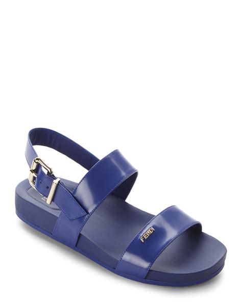 fendi blue sandals|discounted fendi sandals.